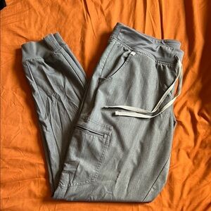 Figs Gray Scrub Joggers size large tall